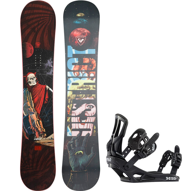 Rossignol District Men's Snowboard with Battle Bindings image number 1