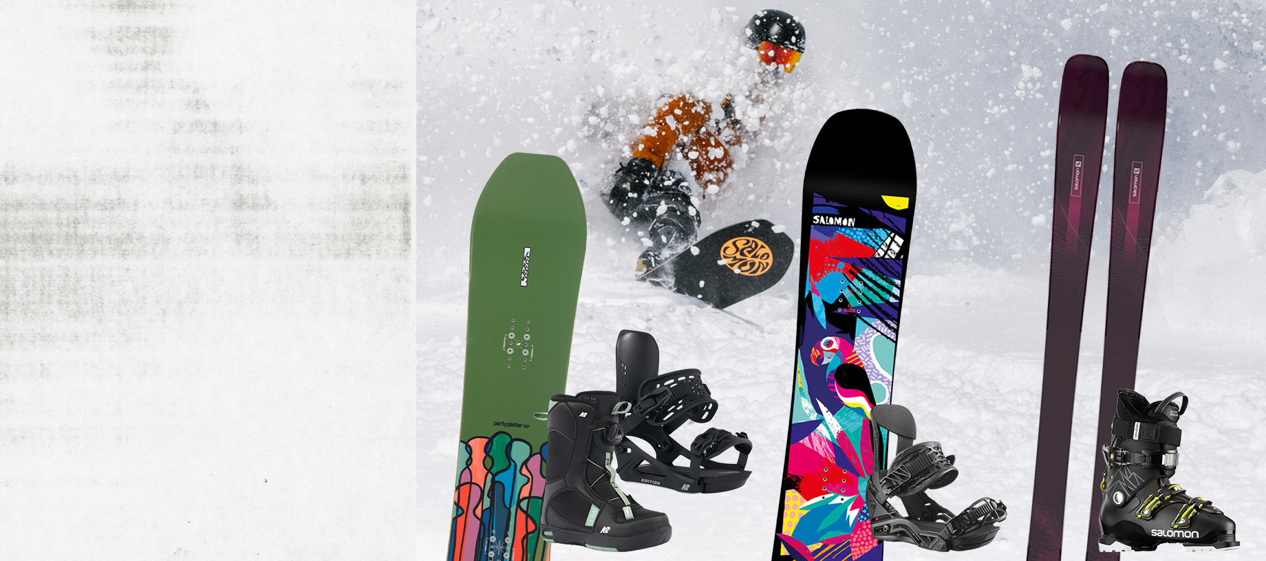 Closeout Deals - Snowboards from K2 & Salomon Starting at $149.95